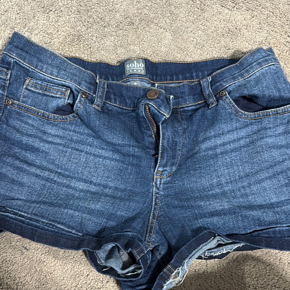 Soho Jeans Blue Denim Shorts NY&Co
